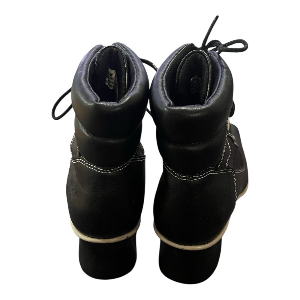Womens Timberland Black and Grey Chelsea Heel Ankle Boots 6.5 - Picture 2 of 6